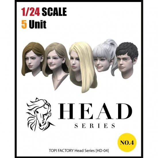 Tori Factory HD-04 1/24 Head Series Vol.1 (5pcs)