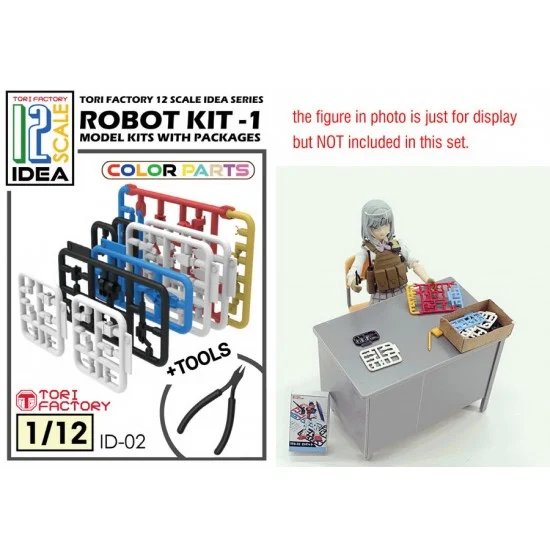 Tori Factory ID-02 Gunpla Model Kits w/Packages for 1/12 Figures #Robot Kit-1