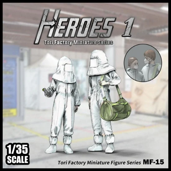 Tori Factory MF-15 1/35 Heroes - The COVID-19 Health Care Workers Vol.1 (2 Figures)