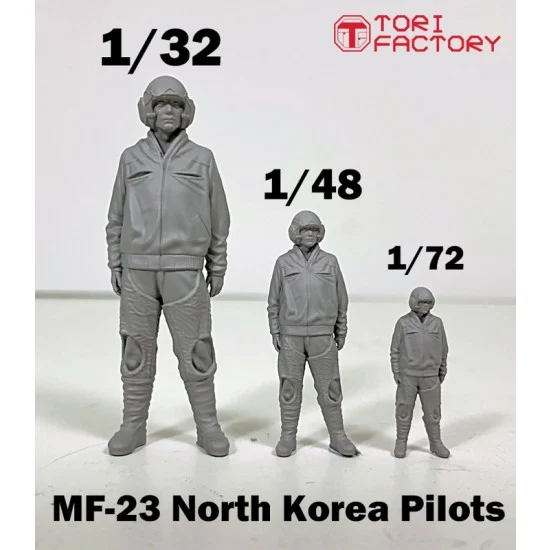 Tori Factory MF-23A 1/32 North Korea Pilots Set