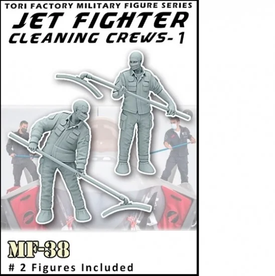Tori Factory MF-38A 1/32 Jet Fighter Cleaning Crews -1