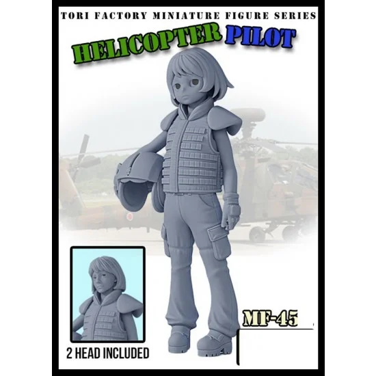 Tori Factory MF-45A 1/35 Miniature Figure - Helicoper Pilot