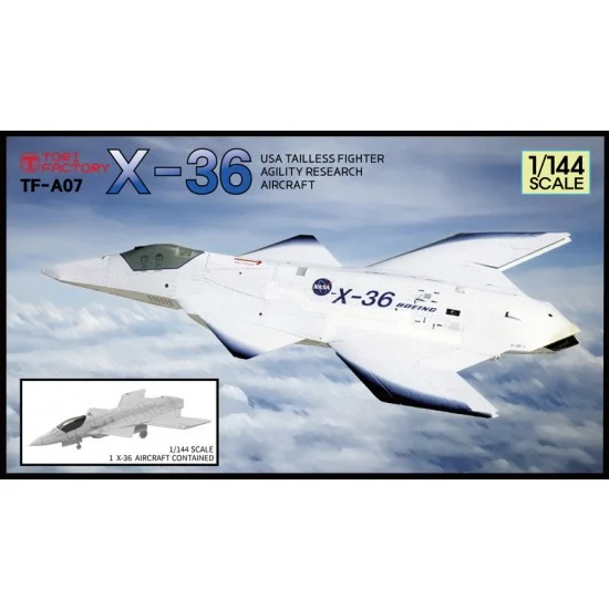 Tori Factory TF-A07 1/144 US McDonnell Douglas X-36 Tailless Fighter Agility Research Aircraft