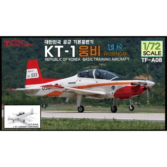 Tori Factory TF-A08 1/72 ROK KT-1 Woong-Bi Basic Training Aircraft