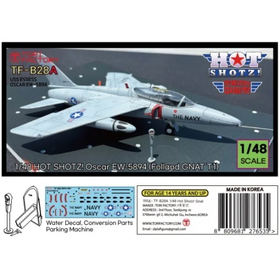 Tori Factory TF-B28A 1/48 "Hot Shot" Oscar EW-5894 for Airfix Folland GNOT