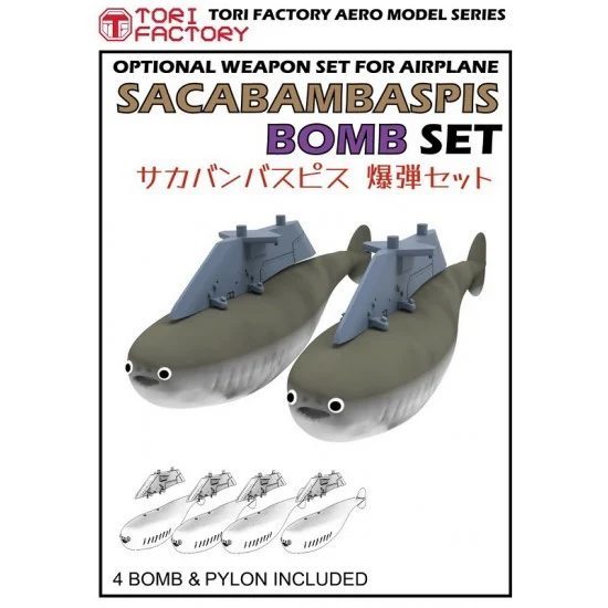 Tori Factory TF-C01A 1/48 Sakaban Baspis Bomb Set for Airplane