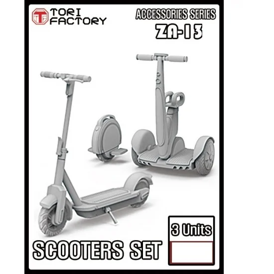 Tori Factory ZA-013B 1/24 Scooters Set (3 types)