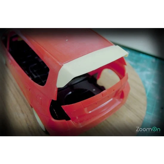 ZoomOn Z007 1/24 Honda Jazz Vtec OEM Spoiler For Tamiya kit (1pc) - Model Cars
