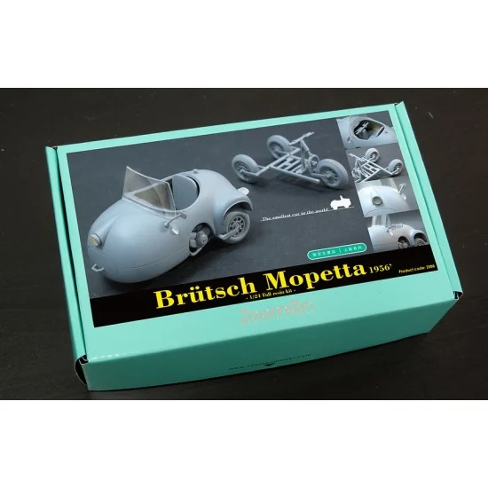 ZoomOn Z088 1/24 Brutsch Mopetta 1956 Full Resin kit - Model Cars