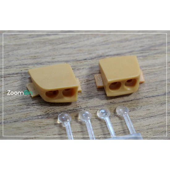 ZoomOn Z122 1/24 Toyota Mr2 (Sw20) Popup HeadLight for Fujimi kit - Model Cars