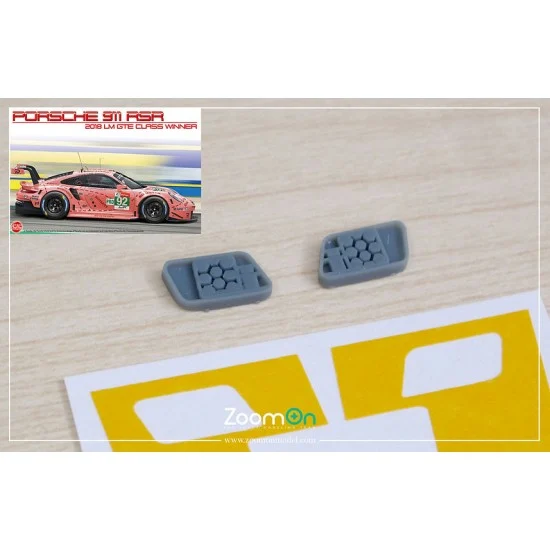 ZoomOn Z179 1/24 Porsche 911 RSR Fog Light for Nunu kit - Model Cars