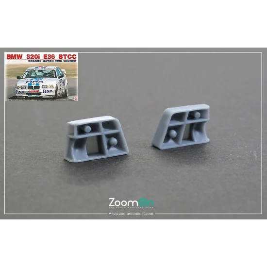 ZoomOn Z183 1/24 BMW 320i (E36) Tail Light for Nunu kit - Model Cars
