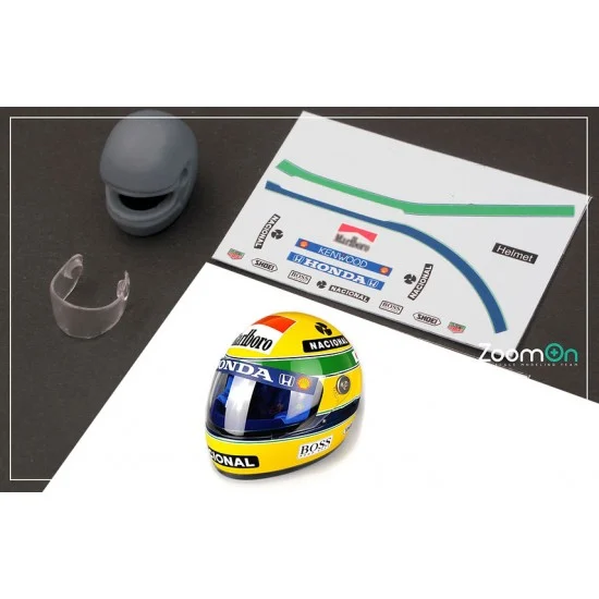 ZoomOn Z189-20B 1/20 Ayrton Senna Helmet A (Marlboro decal)