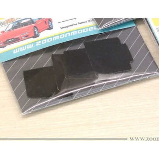 ZoomOn ZC001-BLA 1/24 Honda NSX NA #Black Carpet set for Tamiya kit