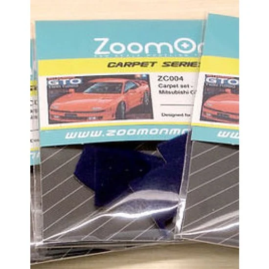 ZoomOn ZC004-BLU 1/24 Mitsubishi GTO #Blue Carpet set for Tamiya kit