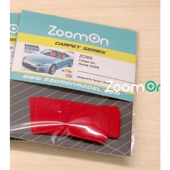 ZoomOn ZC005-RED 1/24 Honda S2000 #Red Carpet set for Tamiya kit