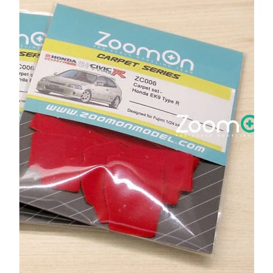 ZoomOn ZC006-RED 1/24 Honda EK9 Type R #Red Carpet set for Fujimi kit