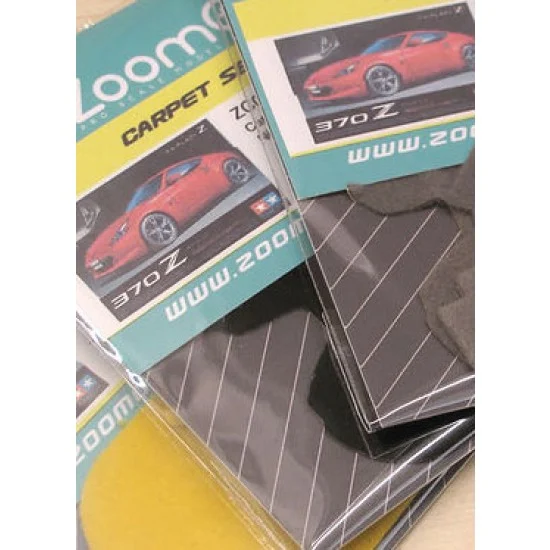 ZoomOn ZC009-BLA 1/24 Nissan Fairlady 370Z #Black Carpet set for Tamiya kit