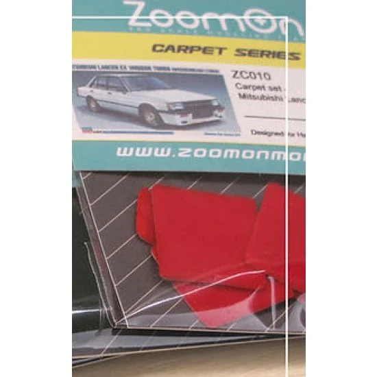 ZoomOn ZC010-RED 1/24 Mitsubishi Lancer EX 1800GSR #Red Carpet set for Hasegawa kit
