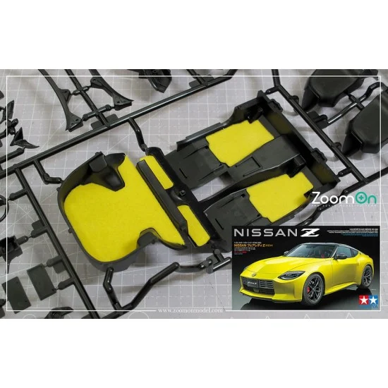 ZoomOn ZC017-YEL 1/24 Nissan Fairlady Z (RZ34) #Yellow Carpet set for Tamiya kit