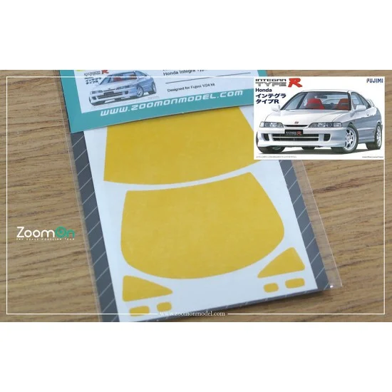 ZoomOn ZD064 1/24 Honda Integra Type-R DC2 Window and Light Painting Masks for Fujimi kit