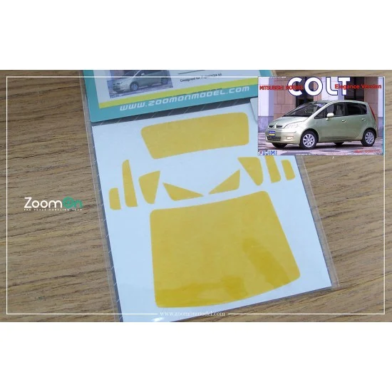 ZoomOn ZD068 1/24 Mitsubishi Colt Window and Light Painting Masks for Fujimi kit - Model Cars