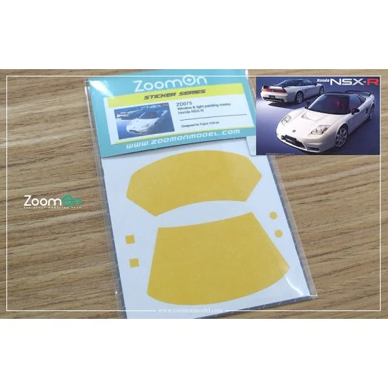 ZoomOn ZD075 1/24 Honda NSX-R Window and Light Painting Masks for Fujimi kit