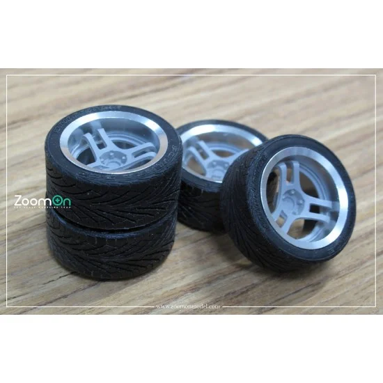 ZoomOn ZR068-20 1/24 20'' Advan super Racing v2 Rim set with Tyres