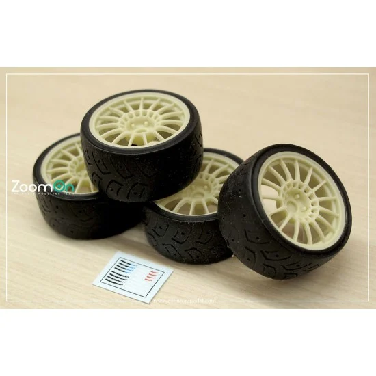 ZoomOn ZR078-18 1/24 18'' Enkei Sport RC-T5 Rim set with Tyres