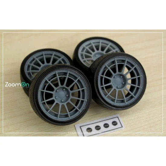 ZoomOn ZR085-17 1/24 17'' Enkei NT03RR Rim set with Tyres