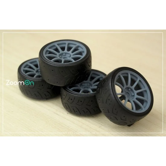 ZoomOn ZR088-20 1/24 20'' WedsSport TC105N Rim set with Tyres