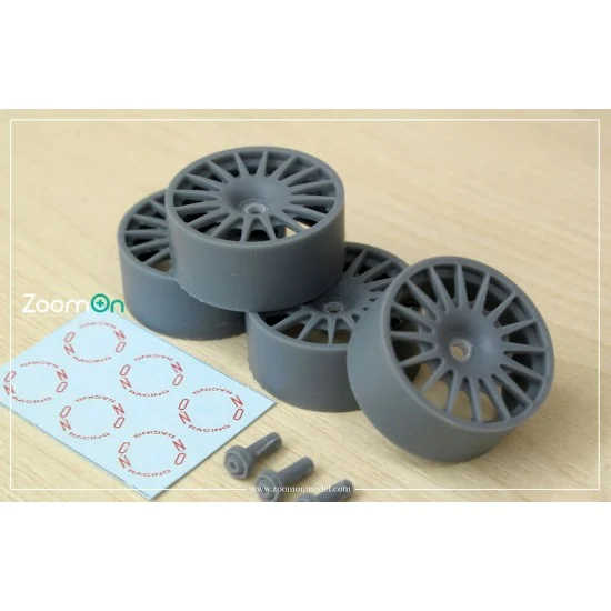 ZoomOn ZR098-18WT 1/24 18''OZ Racing Wheels without Tyre For NuNu Audi A4 BTCC