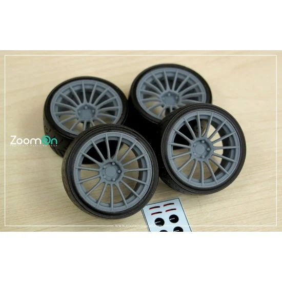 ZoomOn ZR104-16 1/24 16'' Enkei RS05RR Rim set with Tyres