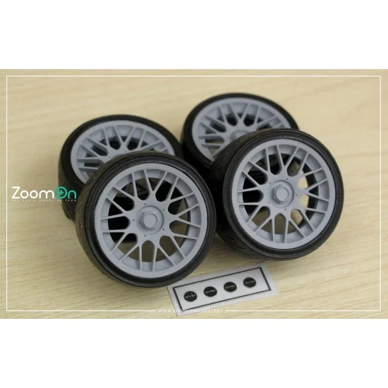 ZoomOn ZR106-20 1/24 20'' Work Starfield Rim set with Tyres