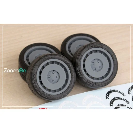 ZoomOn ZR114-16 1/24 16'' Tom's Racing Rim set with Tyres