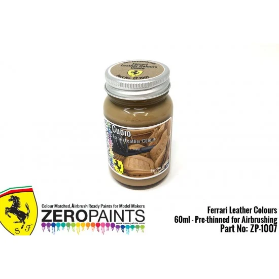 Zero Paints 1007-CUO Ferrari Leather Colour Paint - Cuoio 60ml