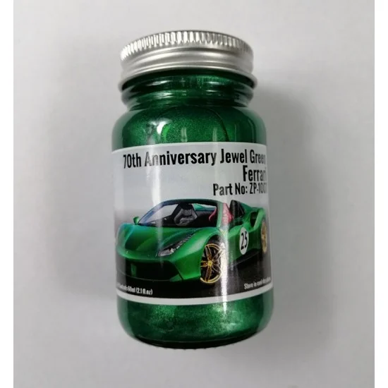 Zero Paints 1007 Ferrari 70th Anniversary Paint - Jewel Green (60ml)