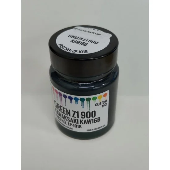 Zero Paints 1018-KAW16B Kawasaki (Moto) Paint - KAW 16B Green 900 Z1 1970s (60ml)