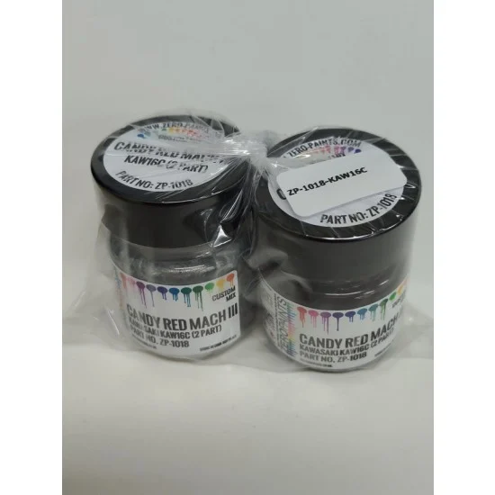Zero Paints 1018-KAW16C Kawasaki (Moto) Paint - KAW 16C Candy Red Mach III 1970s (60ml)