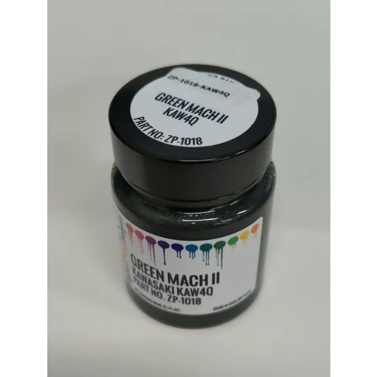 Zero Paints 1018-KAW4Q Kawasaki (Moto) Paint - KAW 4Q Green Mach II 1970s (60ml)