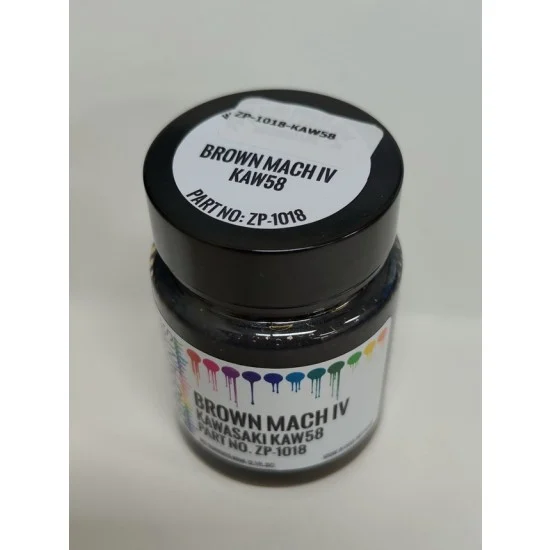 Zero Paints 1018-KAW58 Kawasaki (Moto) Paint - KAW 58 Brown Mach IV 1970s (60ml)