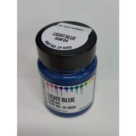 Zero Paints 1018-KAW64 Kawasaki (Moto) Paint - KAW 64 Light Blue (60ml)