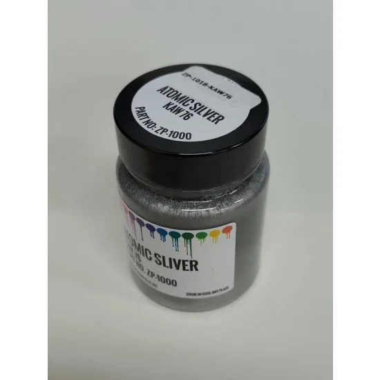 Zero Paints 1018-KAW76 Kawasaki (Moto) Paint - KAW 76 Atomic Silver ZZR1400 (60ml)