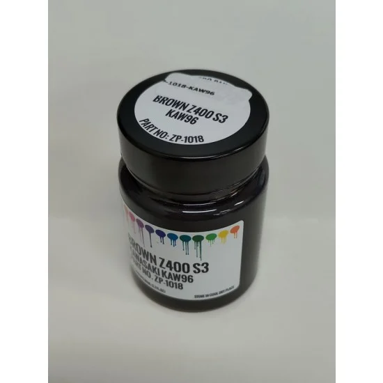 Zero Paints 1018-KAW96 Kawasaki (Moto) Paint - KAW 96 Brown Z400 S3 1970s (60ml)