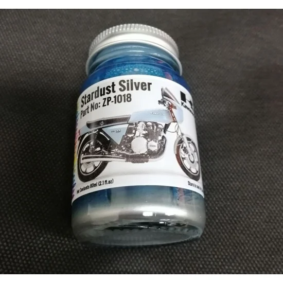 Zero Paints 1018-STA Kawasaki Z1-R Stardust Silver Paint 60ml