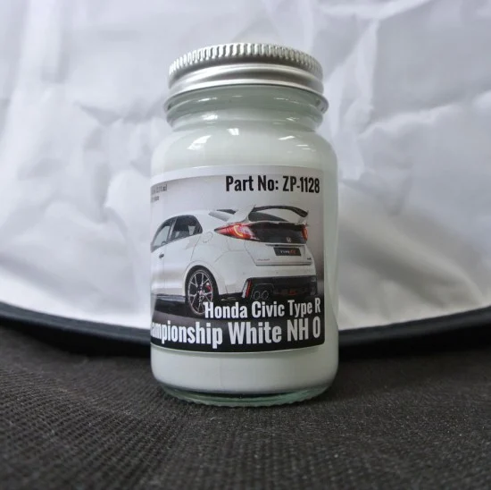Zero Paints 1128-NH0 Honda Civic Type R (EK/EP3/EK9/FD2/FN2/FK2) Paint - NH 0 Championship White 60ml