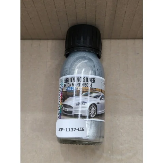 Zero Paints 1137-LIG Aston Martin Paint - Lightning Silver 5054 60ml