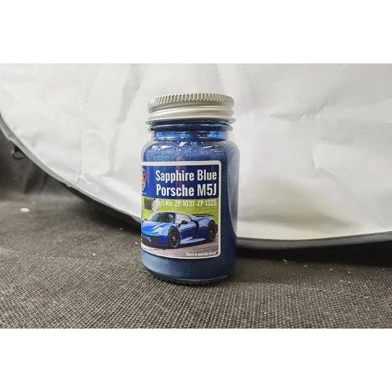 Zero Paints 1325-SAP Porsche 918 Colour Matched Paint - Saphirblau Sapphire Blue 60ml