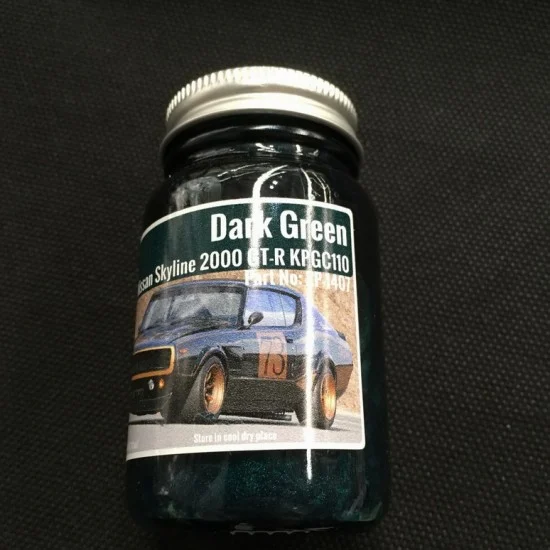 Zero Paints 1407 Dark Green Paint 60ml - #73 Nissan Skyline 2000 GT-R KPGC110