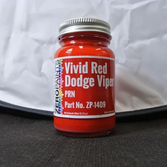 Zero Paints 1409-VID Dodge Viper Colour Matched Paint - Vidid Red 60ml